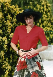 Susan Gilmore actress from Howards Way - August 1989 Susan Gilmore actress from Howards Way - August 1989