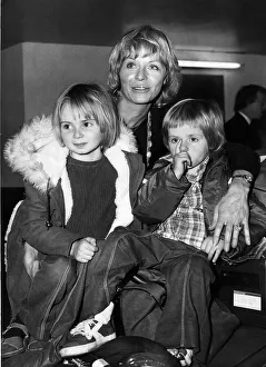 Susannah York Actress with her Two Children MSI Susannah York Actress with her Two Children MSI