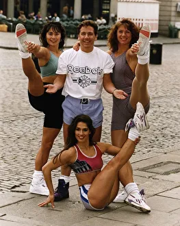 Suzanne Cox TV Gladiator with Gladiator Jet Aerobic Star Michelle Giles Suzanne Cox TV Gladiator with Gladiator Jet Aerobic Star Michelle Giles
