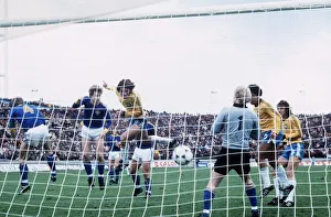 Sweden v Brazil World Cup 1978 football Brazil's disallowed goal end of match Sweden v Brazil World Cup 1978 football Brazil's disallowed goal end of match