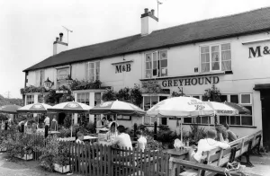 Taken on the day of a boat rally. The Greyhound pub at Sutton Stop, Hawkesbury Junction Taken on the day of a boat rally. The Greyhound pub at Sutton Stop, Hawkesbury Junction