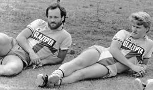 Taking a breather: new midfield man Martin Jol and Banbury-born Martin Singleton(right Taking a breather: new midfield man Martin Jol and Banbury-born Martin Singleton(right