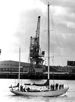 Tall ships race 1986 Stella Polare first arrival italian navy Tall ships race 1986 Stella Polare first arrival italian navy