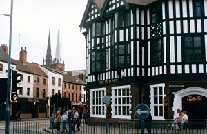 The Tally Ho pub in Coventry, which is to be a new nightclub. 21st July 1993 The Tally Ho pub in Coventry, which is to be a new nightclub. 21st July 1993