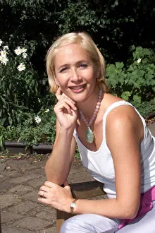 Tania Bryer TV Presenter July 1999 At home in London Tania Bryer TV Presenter July 1999 At home in London