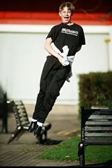 Tap dancer Ashley Nottingham is jumping with joy after being chosen to perform at a Tap dancer Ashley Nottingham is jumping with joy after being chosen to perform at a