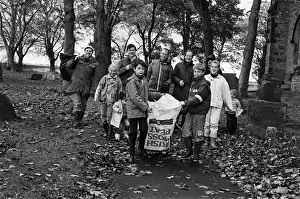 A team of volunteers made sure that was where all the rubbish went during a clean -up of A team of volunteers made sure that was where all the rubbish went during a clean -up of