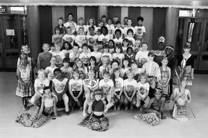 A technicolour cast - children from Bradley CE Junior School staged two performances of A technicolour cast - children from Bradley CE Junior School staged two performances of