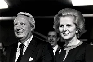 TED HEATH AND MARGARET THATCHER - 10TH OCTOBER 1976 TED HEATH AND MARGARET THATCHER - 10TH OCTOBER 1976