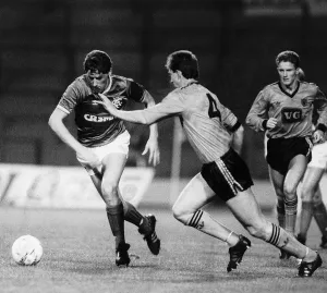 Ted McMinn of Rangers FC in action during 1986 League Cup semi-final against Dundee Ted McMinn of Rangers FC in action during 1986 League Cup semi-final against Dundee