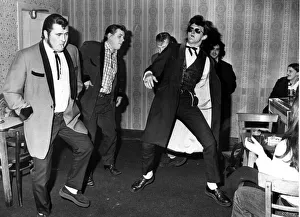 Teddy Boys - Bopping away at the Fforchneol Arms, Brynmair Road, Godreaman Teddy Boys - Bopping away at the Fforchneol Arms, Brynmair Road, Godreaman