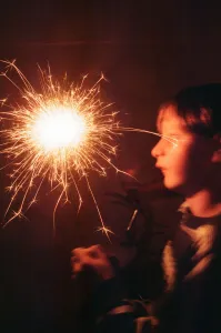 Teenage boy with Fireworks, 28th October 1994 Teenage boy with Fireworks, 28th October 1994