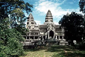Temple of Angkor Wat near Siem Reap North West Kampuchea Cambodia Temple of Angkor Wat near Siem Reap North West Kampuchea Cambodia