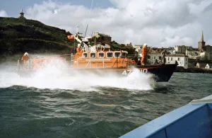 The Tenby lifeboat Sir Galahad'. Circa 1990s The Tenby lifeboat Sir Galahad'. Circa 1990s