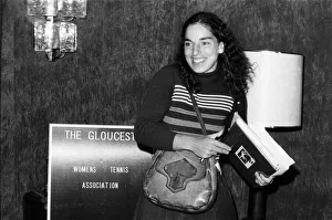 Tennis player Julie Heldman pictured at the Women's Tennis Association meeting held Tennis player Julie Heldman pictured at the Women's Tennis Association meeting held