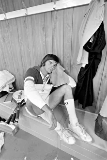 Tennis star: Jimmy Connors seen here in the changing rooms at Wimbledon. June 1975 Tennis star: Jimmy Connors seen here in the changing rooms at Wimbledon. June 1975