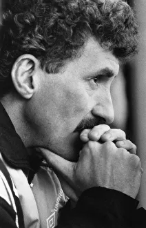 Terry McDermott, Newcastle United Assistant Manager at Prenton Park, 28th February 1993 Terry McDermott, Newcastle United Assistant Manager at Prenton Park, 28th February 1993