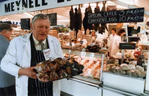 Terry Meynell of Licenced Game Dealers, Meynell Limited, pictured with a tray of pigeons Terry Meynell of Licenced Game Dealers, Meynell Limited, pictured with a tray of pigeons