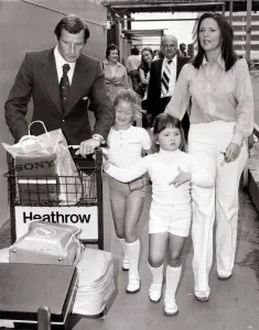 Terry Neil July 1977 Arsenal FC manager and other members of the club at Heathrow Terry Neil July 1977 Arsenal FC manager and other members of the club at Heathrow