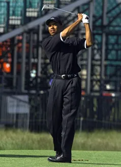 Tiger Woods Open Golf Championship 1999 Carnoustie plays a practice round Tiger Woods Open Golf Championship 1999 Carnoustie plays a practice round