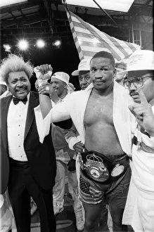 TIM WITHERSPOON AND DON KING AFTER HIS SUCCESSFUL DEFENCE OF THE WBA HEAVYWEIGHT TITLE TIM WITHERSPOON AND DON KING AFTER HIS SUCCESSFUL DEFENCE OF THE WBA HEAVYWEIGHT TITLE