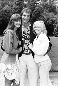 Timothy Dalton Actor with Camille Coduri and Janet McTeer June 1988 Timothy Dalton Actor with Camille Coduri and Janet McTeer June 1988