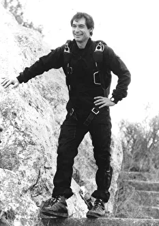 Timothy Dalton as James Bond 007 seen here on location in Gibraltar during the filming of Timothy Dalton as James Bond 007 seen here on location in Gibraltar during the filming of