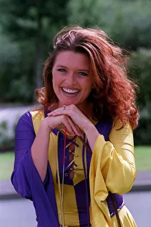 Tina Hobley Actress September 98 Ex Coronation street actress dressed in panto Tina Hobley Actress September 98 Ex Coronation street actress dressed in panto