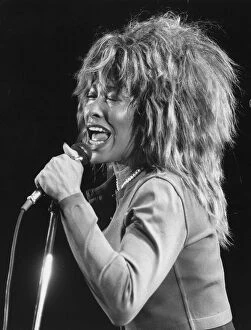 Images Dated 8th June 1987: Tina Turner in concert, Break Every Rule World Tour, NEC Arena, Birmingham, June 1987