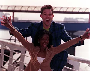 Toby Anstis and Diane Louise Jordan presenters of new childrens TV programme Bright Toby Anstis and Diane Louise Jordan presenters of new childrens TV programme Bright