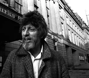 Tom Baker outside the Royal Turks Head Hotel in Newcastle on 25th November 1982 Tom Baker outside the Royal Turks Head Hotel in Newcastle on 25th November 1982