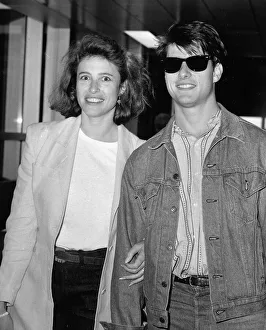 Mimi Rogers Tom Cruise Tom Cruise & Mimi Rogers During "The Color Of