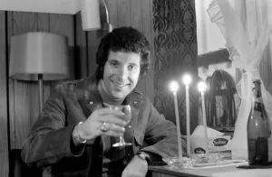 Tom Jones: Candlelight in his Caravan at Elstree during a break in rehearsals Tom Jones: Candlelight in his Caravan at Elstree during a break in rehearsals