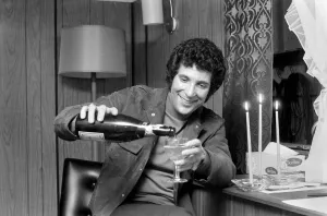 Tom Jones: Candlelight in his Caravan at Elstree during a break in rehearsals Tom Jones: Candlelight in his Caravan at Elstree during a break in rehearsals