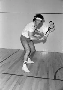 Tom Jones plays squash at Caesars Palace Hotel, Las Vegas. 2nd December 1982 Tom Jones plays squash at Caesars Palace Hotel, Las Vegas. 2nd December 1982