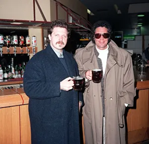 Tom Jones and son Mark Jones at LAP Having a Quick Pint Crawshaw Tom Jones and son Mark Jones at LAP Having a Quick Pint Crawshaw