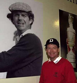 Tom Watson The Open Golf Championship 1999 Carnoustie He stands next to a picture Tom Watson The Open Golf Championship 1999 Carnoustie He stands next to a picture