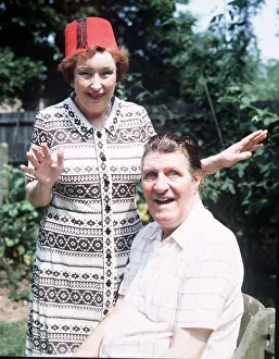 Tommy Cooper comedian with wife Gwen DBase MSI Tommy Cooper comedian with wife Gwen DBase MSI