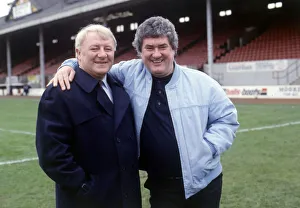 Tommy Docherty with Jim Baxter November 1988 Tommy Docherty with Jim Baxter November 1988