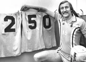 Tommy Hutchison, Coventry City's midfielder, gets ready for his 250th league Tommy Hutchison, Coventry City's midfielder, gets ready for his 250th league