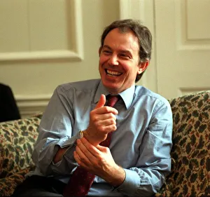 Tony Blair British prime minister in 10 Downing Street 1998 Tony Blair British prime minister in 10 Downing Street 1998