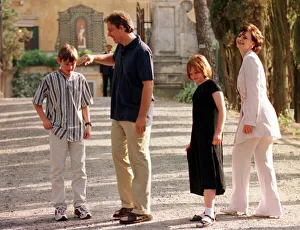 Tony Blair on holiday in Tuscany August 1998 with wife Cherie and children Kathryn Tony Blair on holiday in Tuscany August 1998 with wife Cherie and children Kathryn