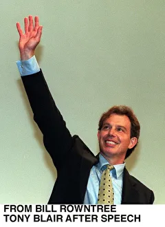 Tony Blair Labour leader MP after making his speech at the Labour Party Conference 1995 Tony Blair Labour leader MP after making his speech at the Labour Party Conference 1995