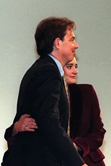 Tony Blair Labour Leader MP after making his speech at the Labour Party Conference 1995 Tony Blair Labour Leader MP after making his speech at the Labour Party Conference 1995