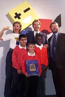 Tony Blair MP and Carol Vorderman and David Blunkett September 1999 Tony Blair MP and Carol Vorderman and David Blunkett September 1999