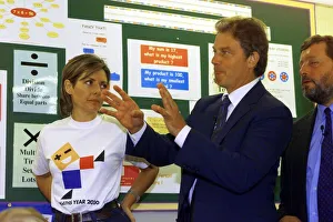Tony Blair MP and Carol Vorderman David Blunkett Sept 1999 to launch Free Maths Tony Blair MP and Carol Vorderman David Blunkett Sept 1999 to launch Free Maths