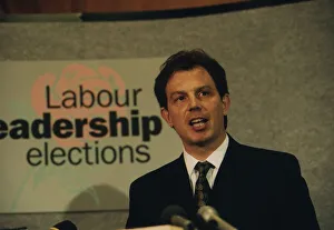 Tony Blair MP Labour speaking at Labour leadership elections 1994 Tony Blair MP Labour speaking at Labour leadership elections 1994