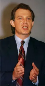 Tony Blair MP leader of the Oppostion speaks to the Labour Party Conference 1993 Tony Blair MP leader of the Oppostion speaks to the Labour Party Conference 1993