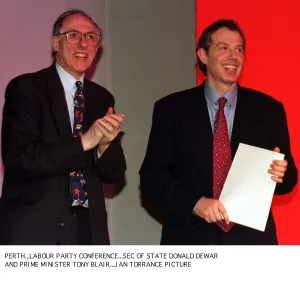 Tony Blair Prime MInister March 1998 Perth Scottish Labour Party conference with Tony Blair Prime MInister March 1998 Perth Scottish Labour Party conference with