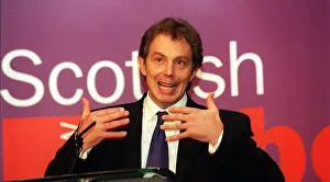 Tony Blair Prime Minister, November 1998, at Labour Gala Dinner in Glasgow Tony Blair Prime Minister, November 1998, at Labour Gala Dinner in Glasgow